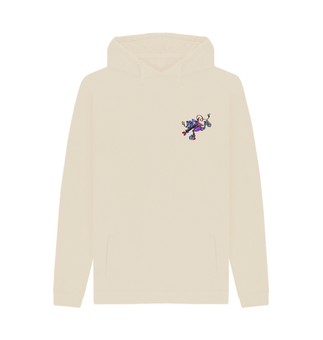 Oat Printed Hoody Front
