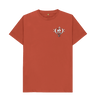 Rust Combined Clef Heart Symbol Graphic Mens T-Shirt