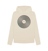 Oat Womens Vinyl Record Outline Hoodie