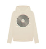 Oat Womens Vinyl Record Outline Hoodie
