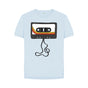 Sky Blue Womens Unwound Cassette Graphic T-Shirt