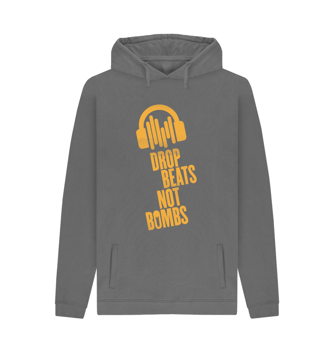Slate Grey Printed Hoody Front