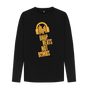 Black \"Drop Beats Not Bombs\" Men's Long Sleeve T-Shirt
