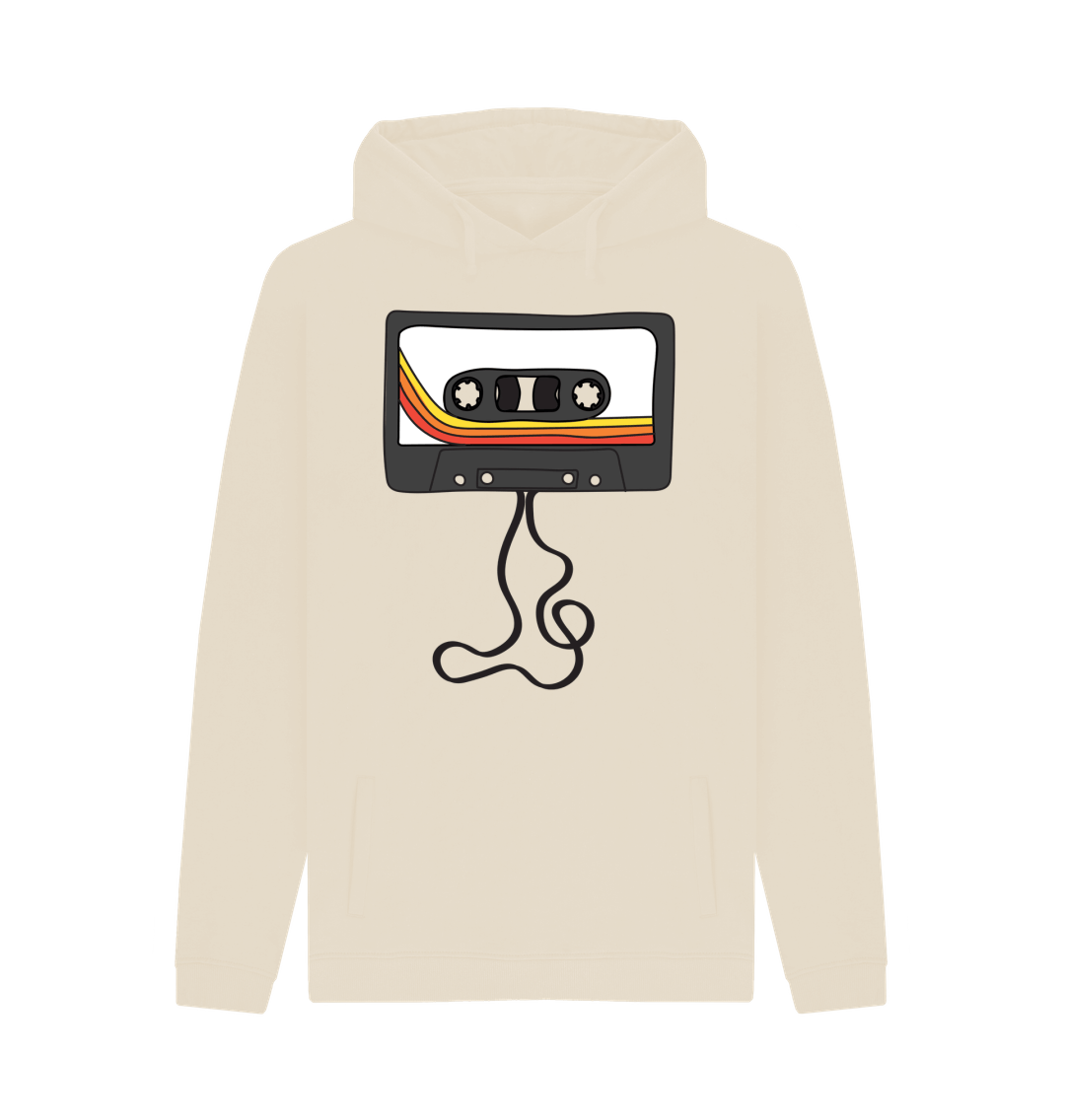 Oat Printed Hoody Front