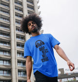 Drop Beats Not Bombs Sound Shirts Navy Logo T-Shirt