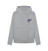 Athletic Grey Womens Cartoon Character Flying V hoodie