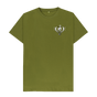 Moss Green Combined Clef Heart Symbol Graphic Mens T-Shirt