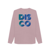 Mauve Printed Sweater Front