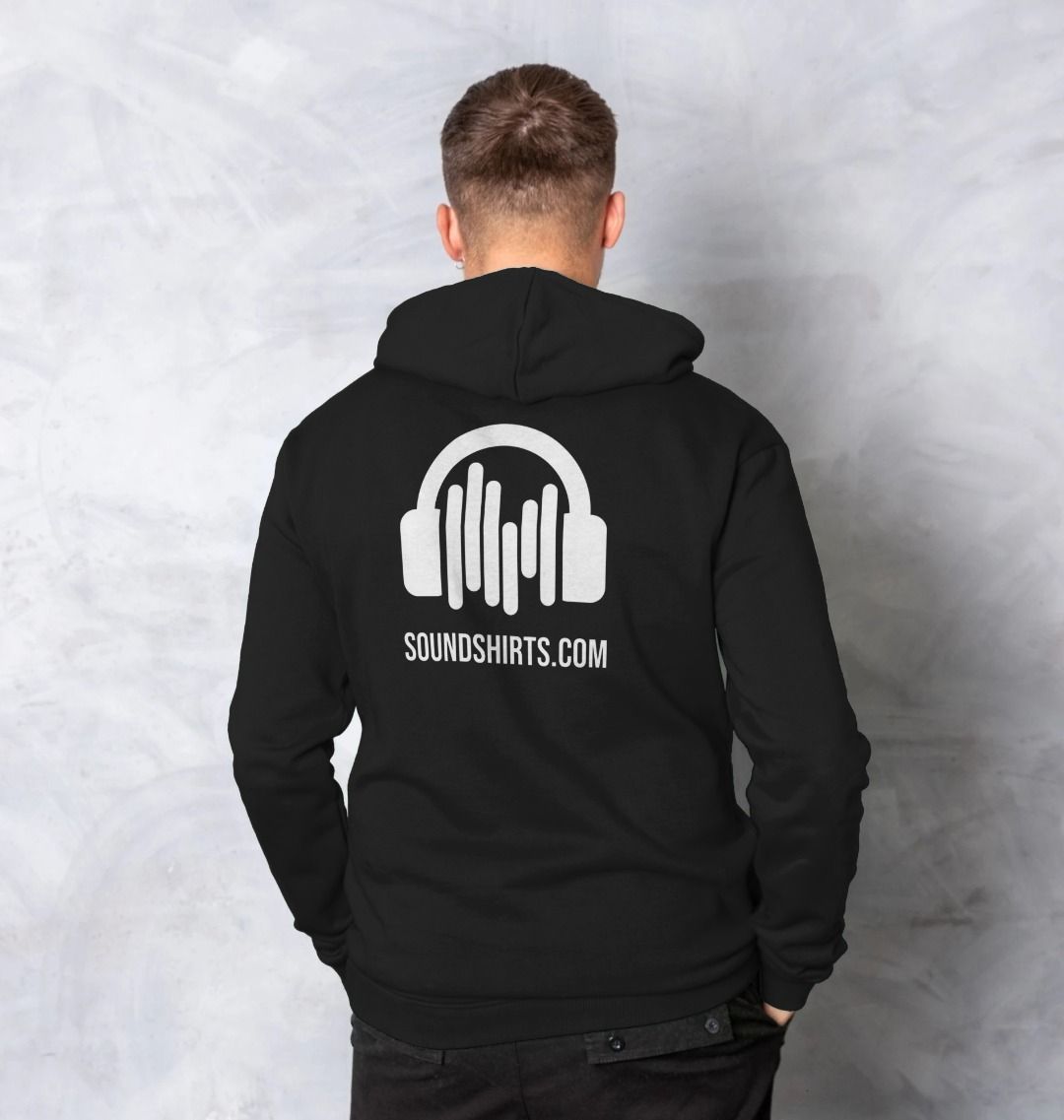 SoundShirts Back Printed Hoodie