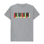 Athletic Grey Colourful Keyboard Print T-Shirt