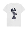 White Drop Beats Not Bombs Sound Shirts Navy Logo T-Shirt