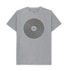 Athletic Grey Vinyl Record Outline T-Shirt