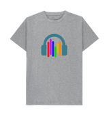 Athletic Grey Printed T-shirt Front
