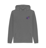 Slate Grey Printed Hoody Front