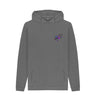 Slate Grey Mens Cartoon Character Flying V Hoodie