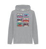 Light Heather Mens Cassette Mix Tape Hoodie