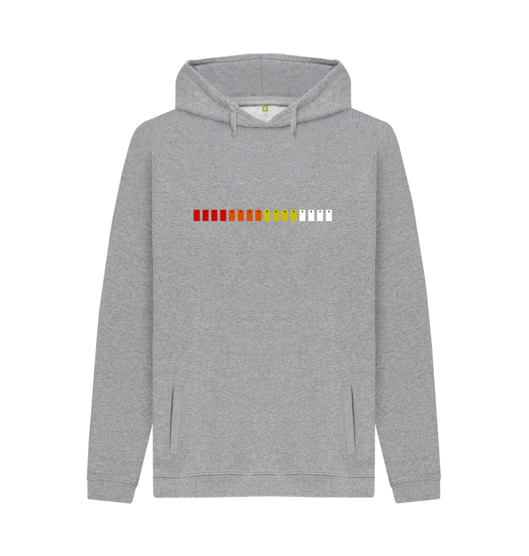 Light Heather Printed Hoody Front