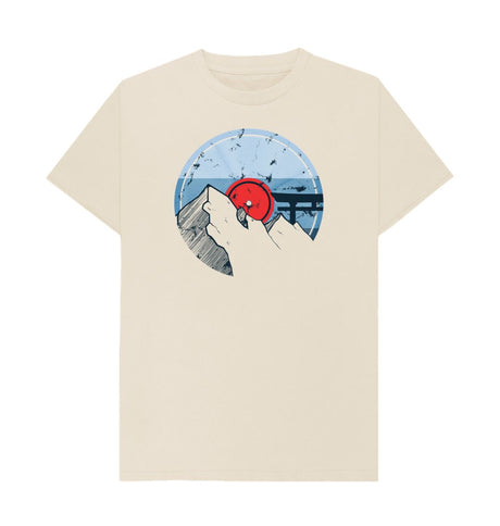 Oat Mens Vinyl Record Mountain T-Shirt