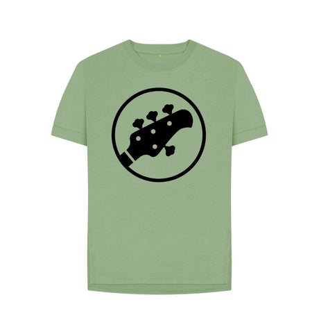 Sage Womens Stingray Guitar Head T-shirt