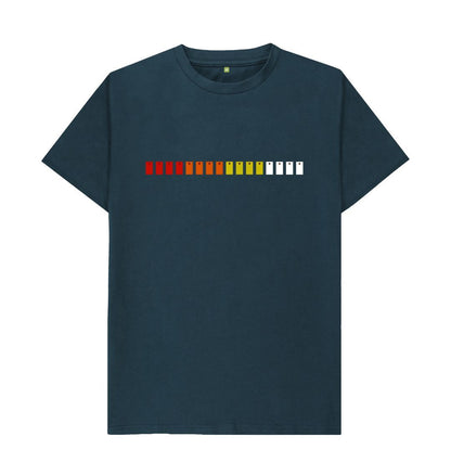 Denim Blue TR-808 Simple Pads T-Shirt