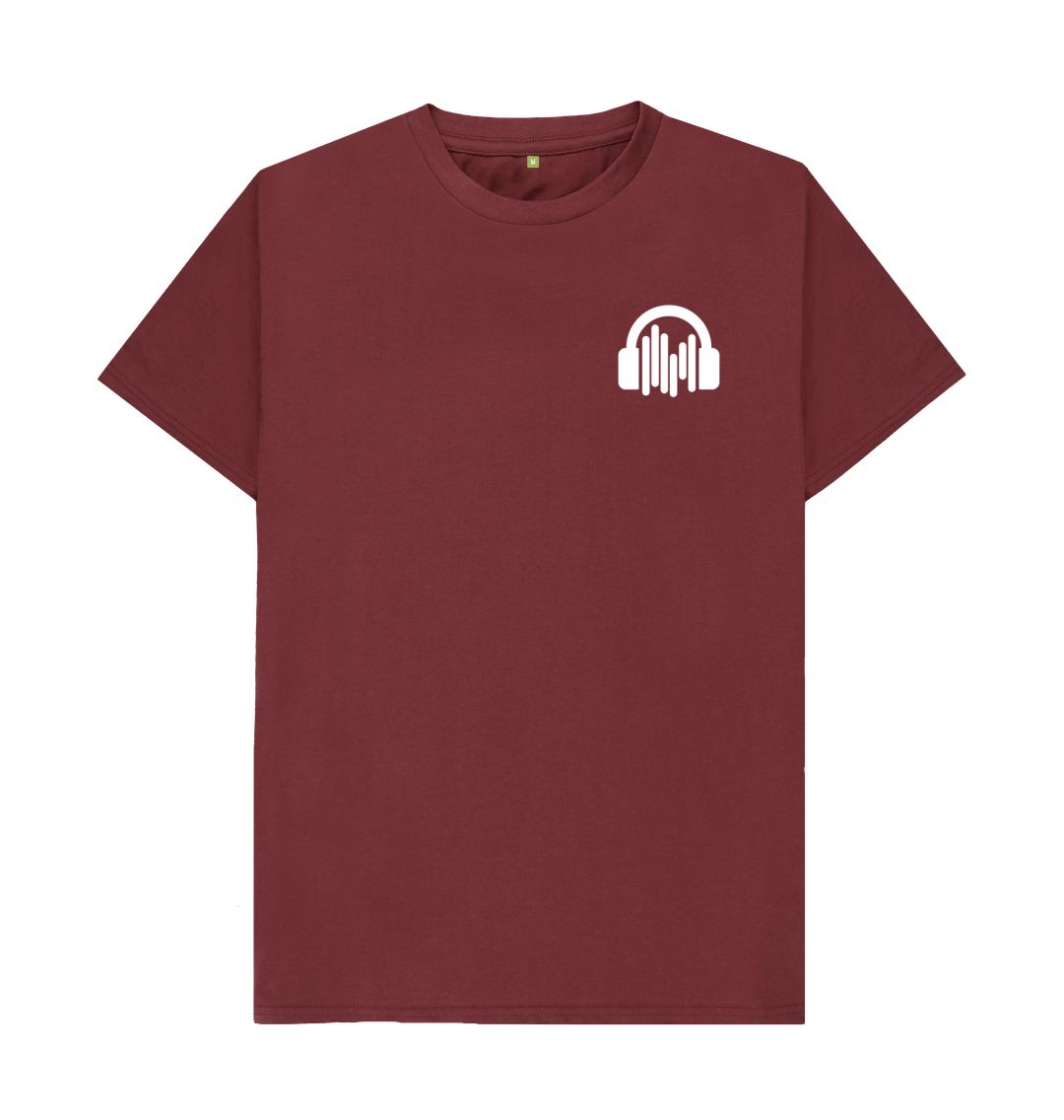 Red Wine White SoundShirts Logo T-Shirt w\/ pocket style print