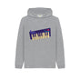 Athletic Grey Kids Cartoon Keyboard Hoodie