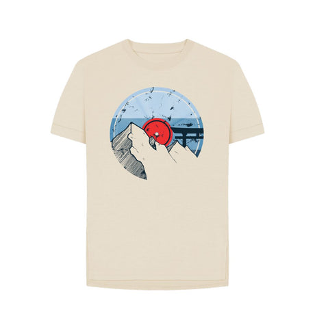 Oat Womens Vinyl Record Mountain T-Shirt