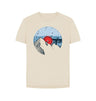Oat Womens Vinyl Record Mountain T-Shirt