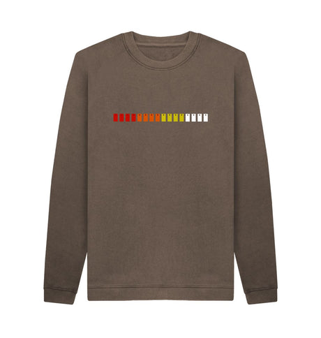 Chocolate Mens TR-808 Simple Pad Sweater