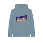Stone Blue Kids Cartoon Keyboard Hoodie