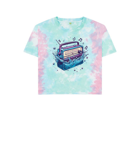 Pastel Tie Dye Women's Sync Or Swim Boxy Fit T-Shirt