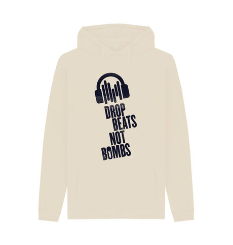 Oat Drop Beats Not Bombs Sound Shirts Navy Logo Mens Hoodie