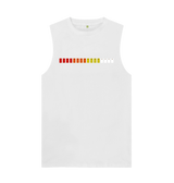 White TR-808 Simple Pads Graphic Mens Vest
