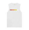 White TR-808 Simple Pads Graphic Mens Vest