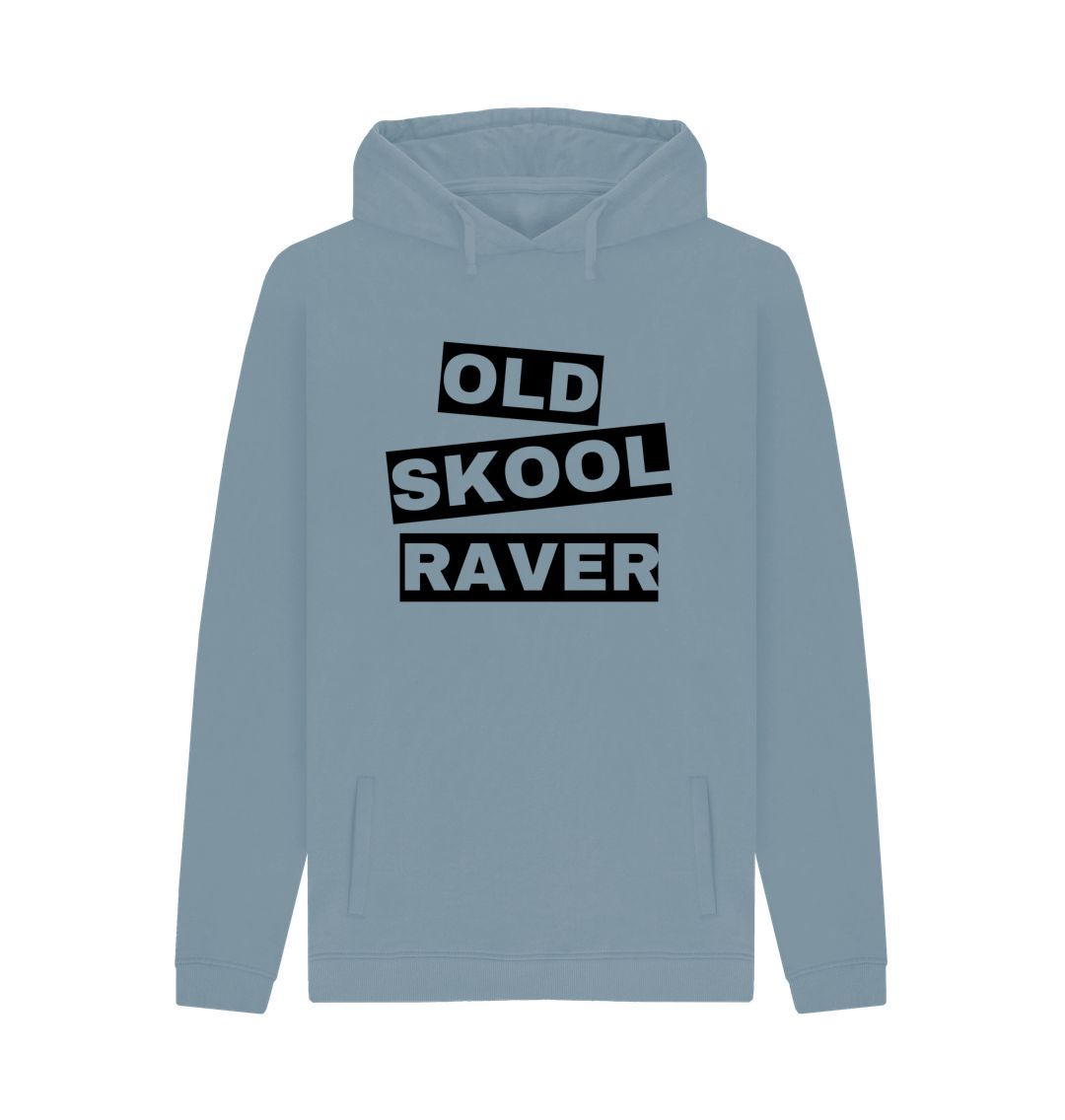 Stone Blue Mens \"Old Skool Raver\" Hoodie