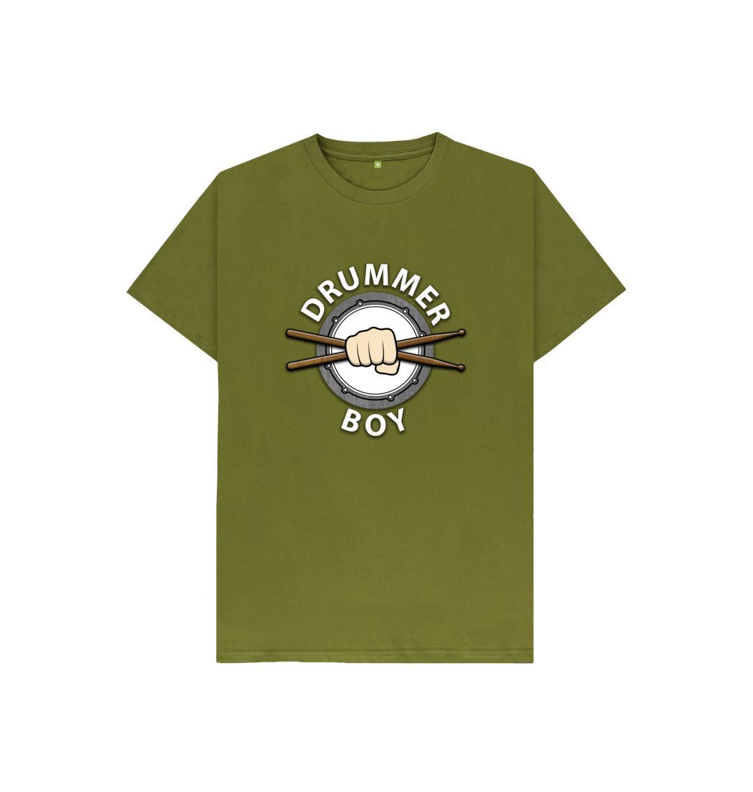 Moss Green Kids Drummer Boy T-Shirt