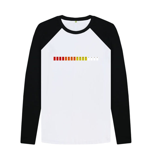 Black-White TR-808 Simple Pads Baseball Shirt