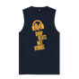 Navy Blue \"Drop Beats Not Bombs\" Men's Vest