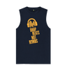Navy Blue \"Drop Beats Not Bombs\" Men's Vest
