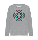 Light Heather Printed Sweater Front