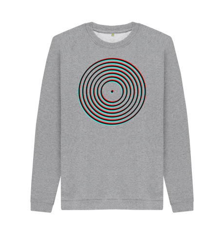 Light Heather Printed Sweater Front