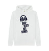 White Drop Beats Not Bombs Sound Shirts Navy Logo Mens Hoodie