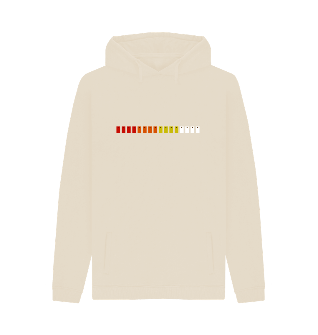 Oat Printed Hoody Front