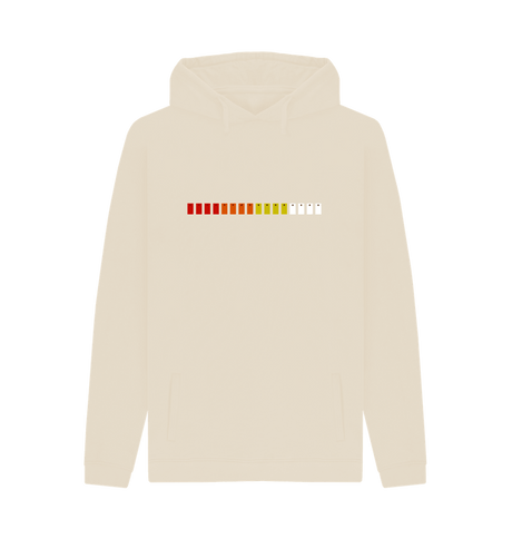 Oat Printed Hoody Front