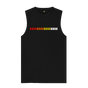 Black TR-808 Simple Pads Graphic Mens Vest