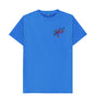 Bright Blue Cartoon Character Flying V T-Shirt