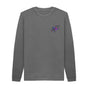 Slate Grey Mens Cartoon Character Flying V Sweater