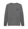 Slate Grey Mens Cartoon Character Flying V Sweater