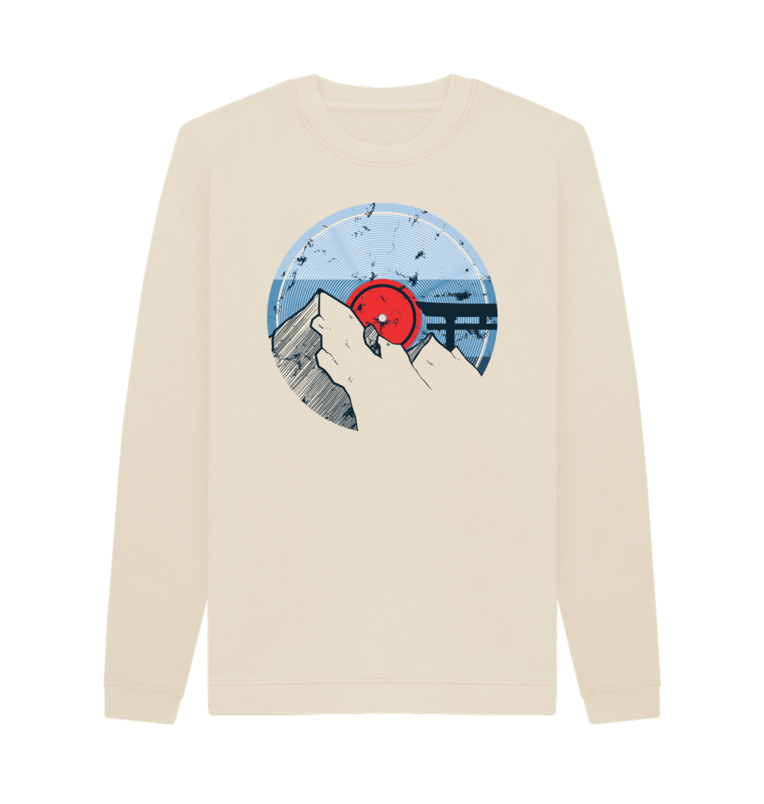 Oat Printed Sweater Front