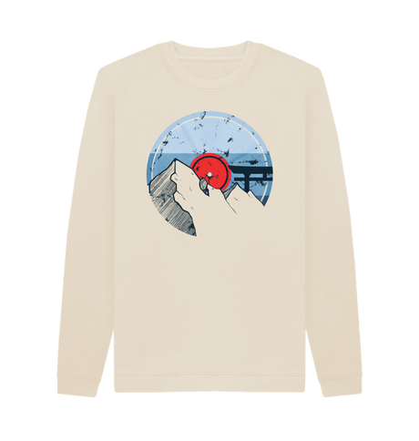 Oat Printed Sweater Front